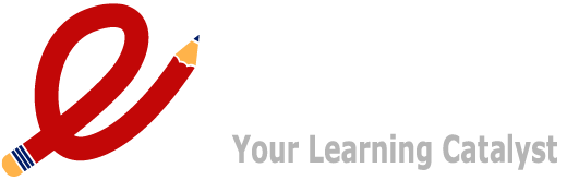 logo of Edzym in white