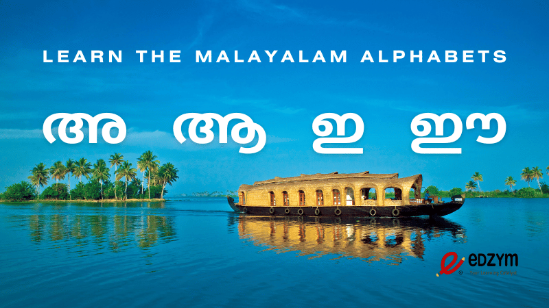 learn malayalam alphabets to start learning the language