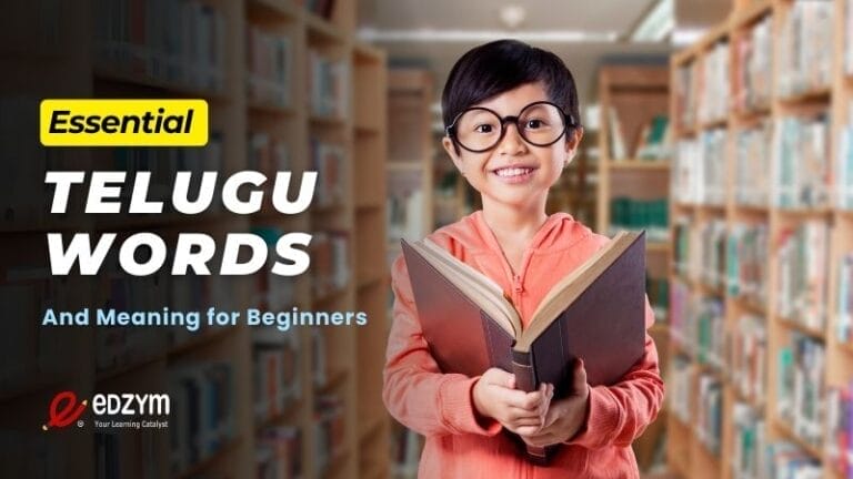 Telugu Words and Meaning in English for Beginners
