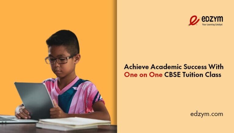 Achieve Academic Success With One on One CBSE Tuition Class