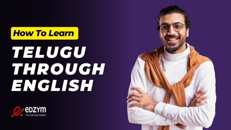 learn telugu language through english